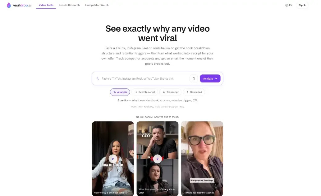 https://www.viraldrop.ai/