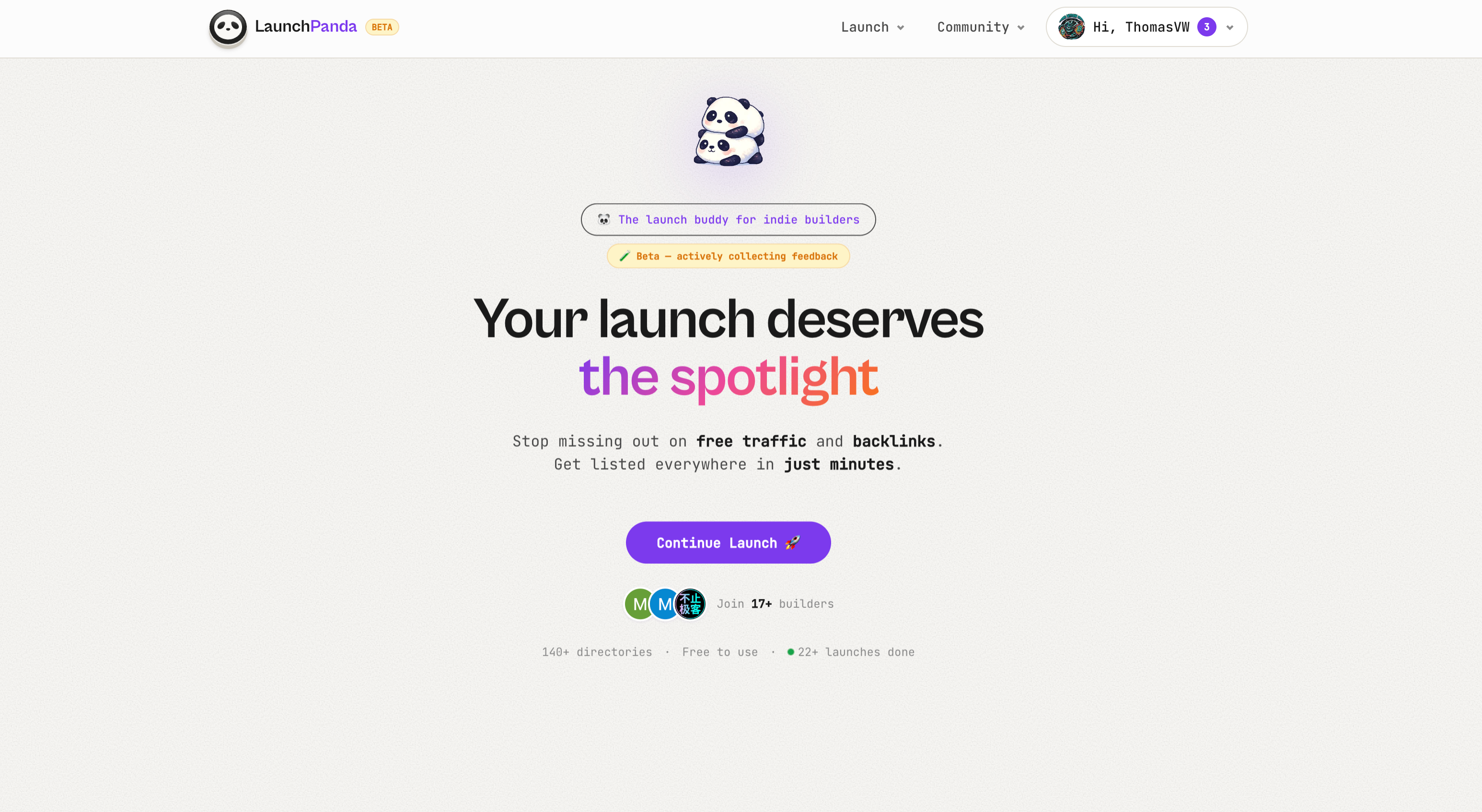 Launch Panda