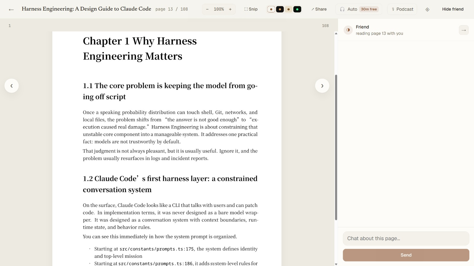 AI PDF Reader – Active Reading Companion