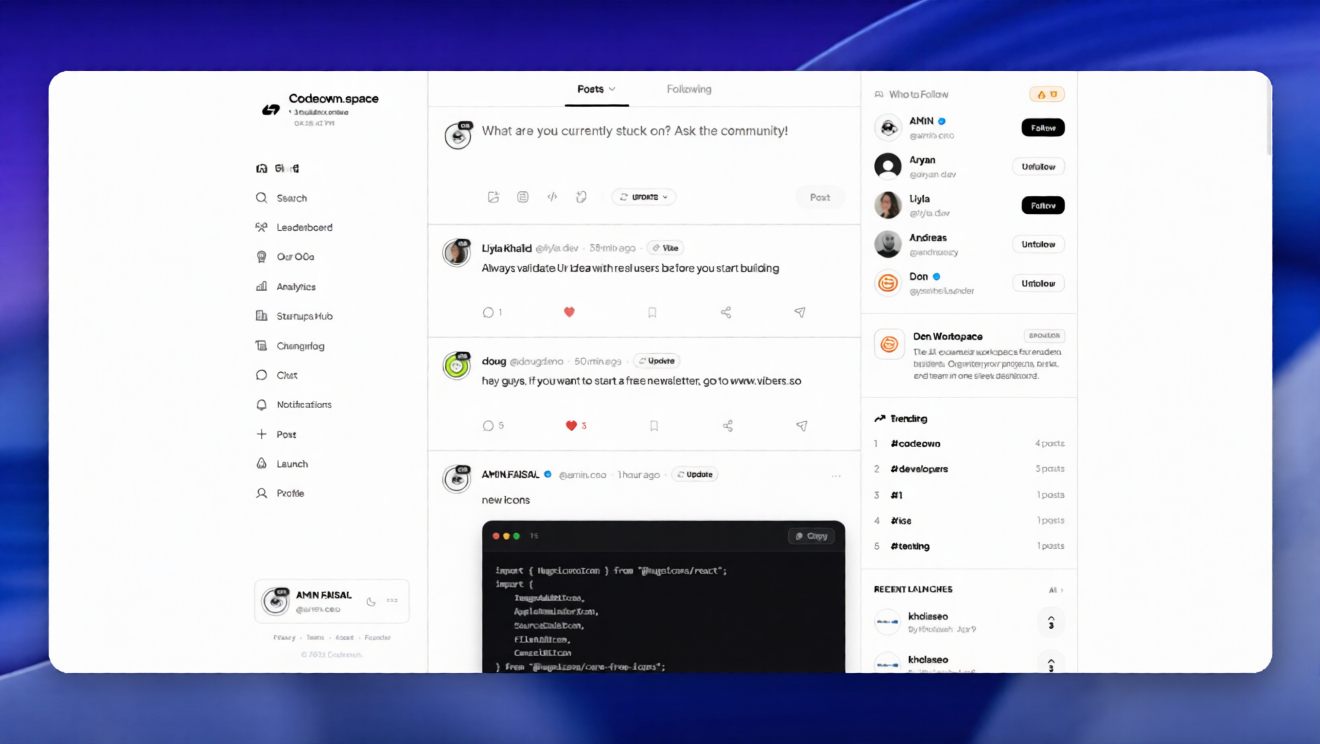 Codeown - Where Builders Ship Together