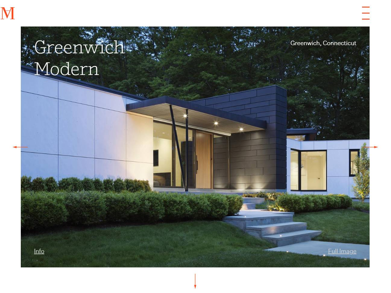 Screenshot of the Amanda Martocchio Architecture website
