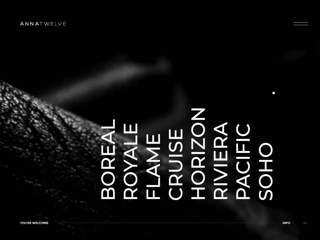 Screenshot of the Annatwelve – Fragrances website