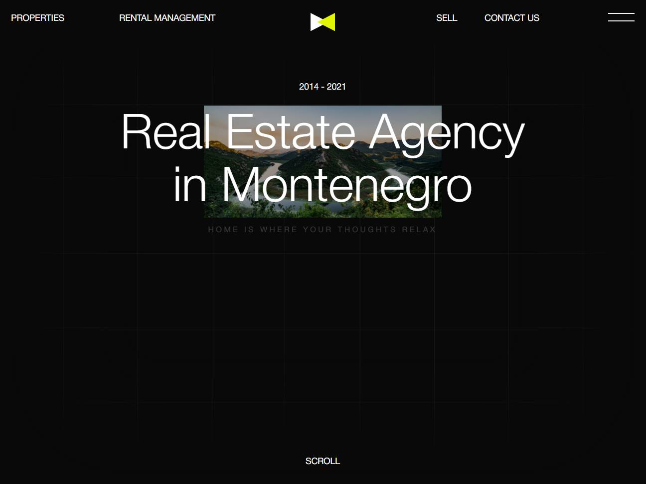 Screenshot of the Boka View website
