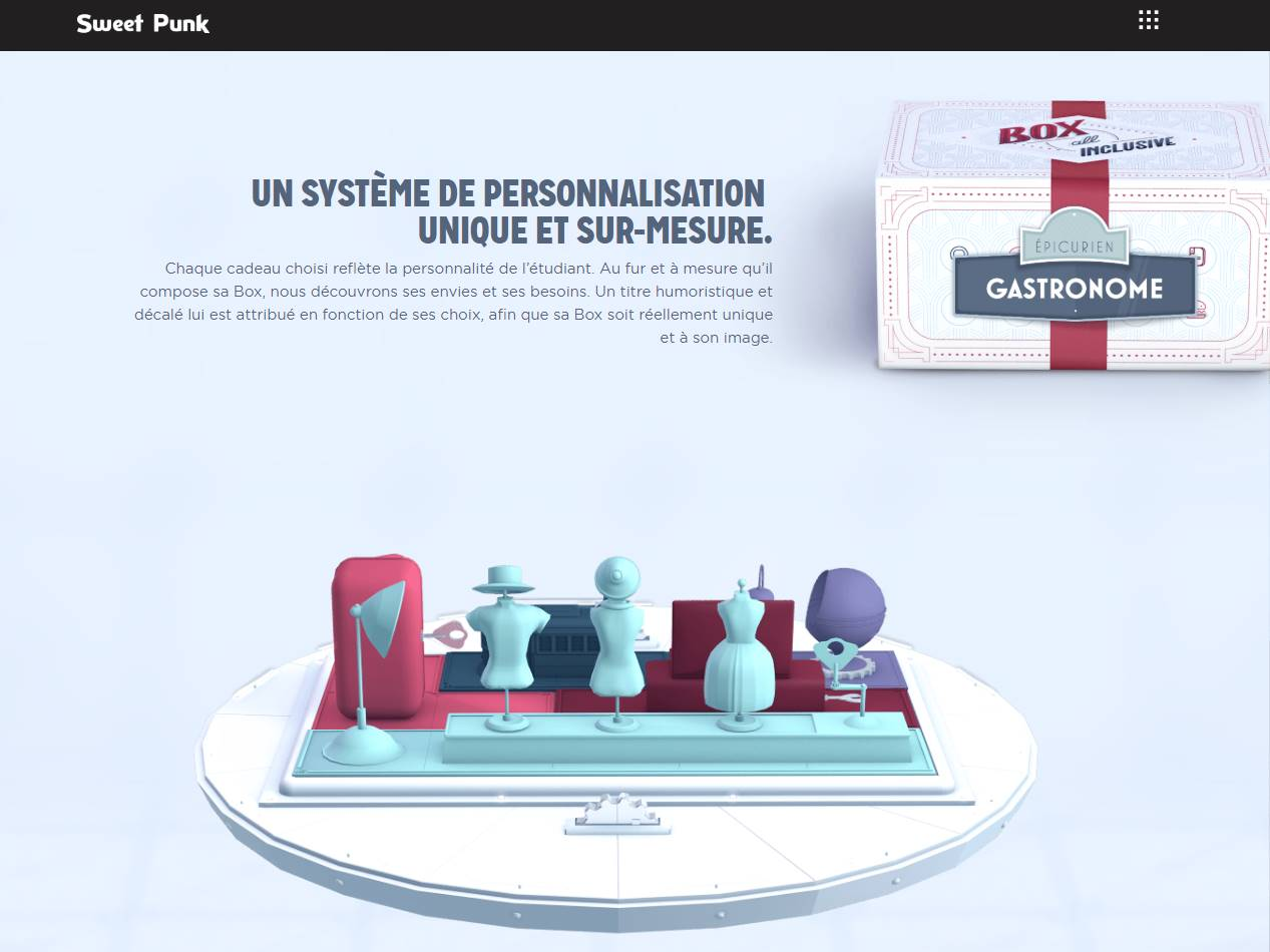 Screenshot of the Box All Inclusive website