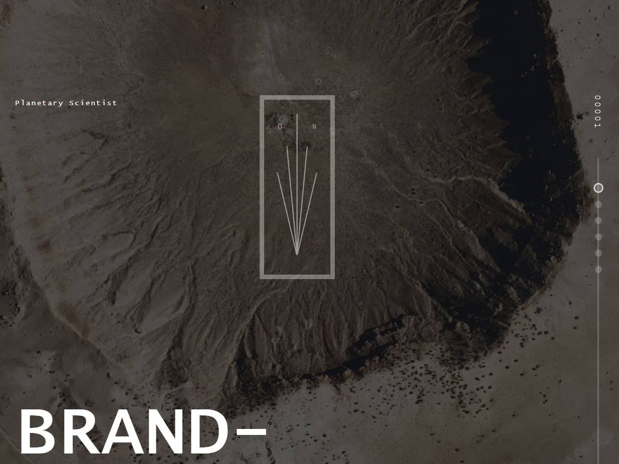Screenshot of the Brandon Johnson website