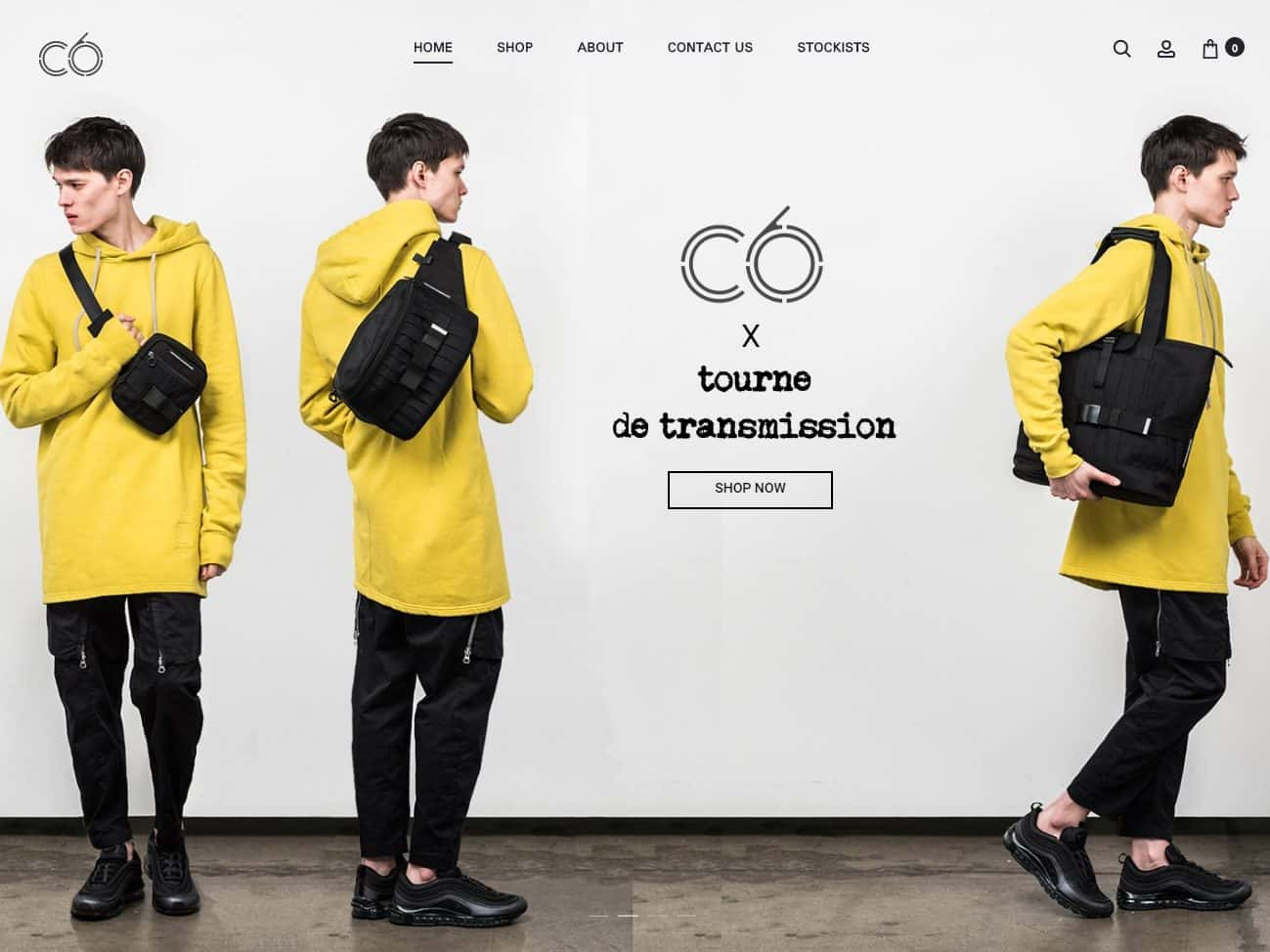 Screenshot of the C6 Life website