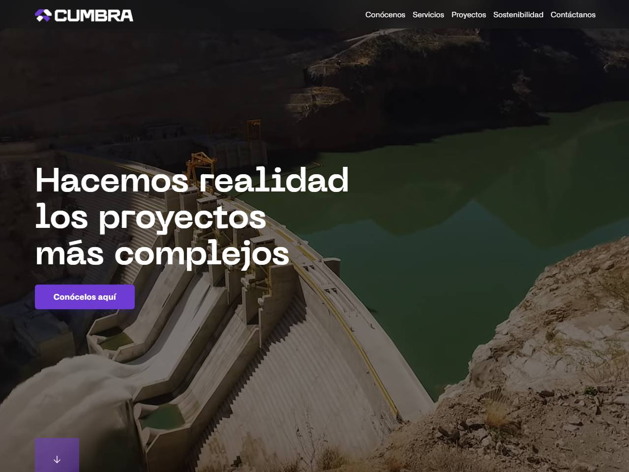 Screenshot of the CUMBRA website