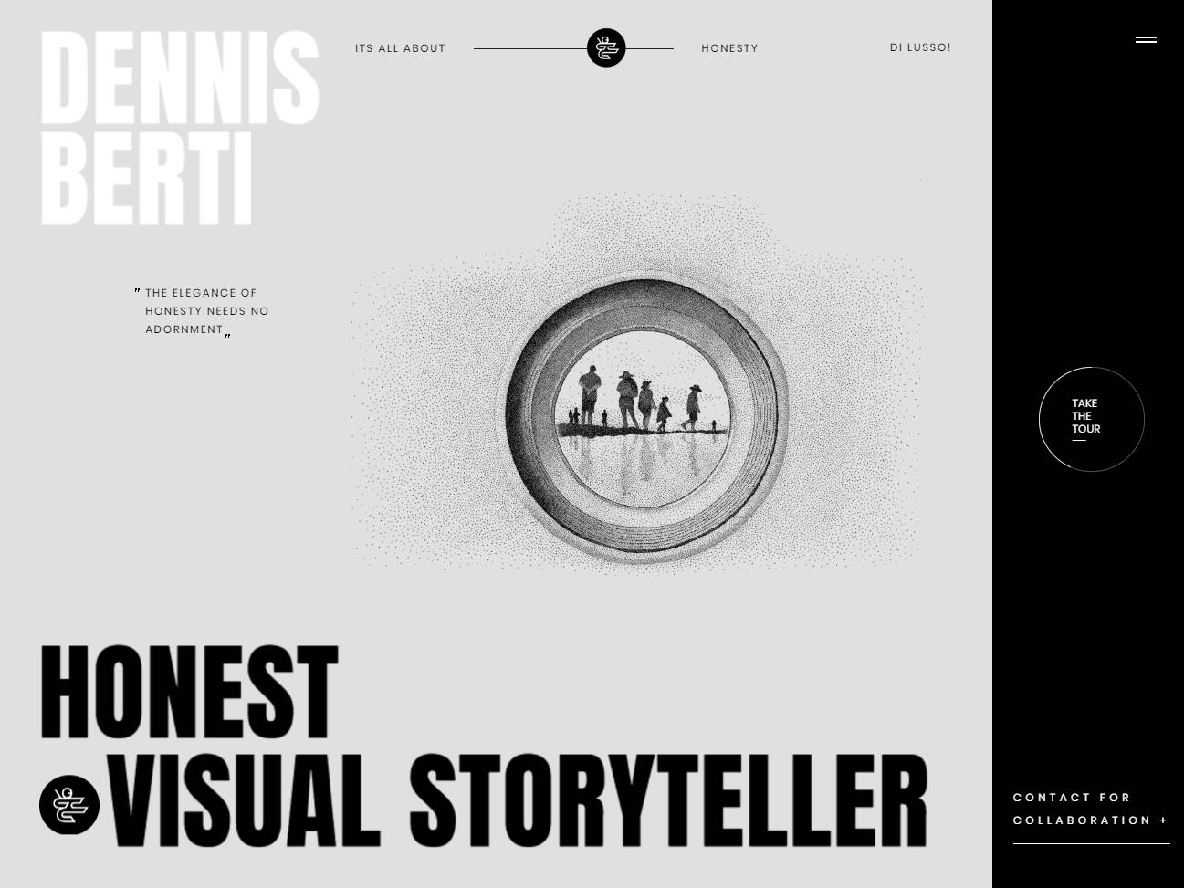 Screenshot of the Dennis Berti Photography website