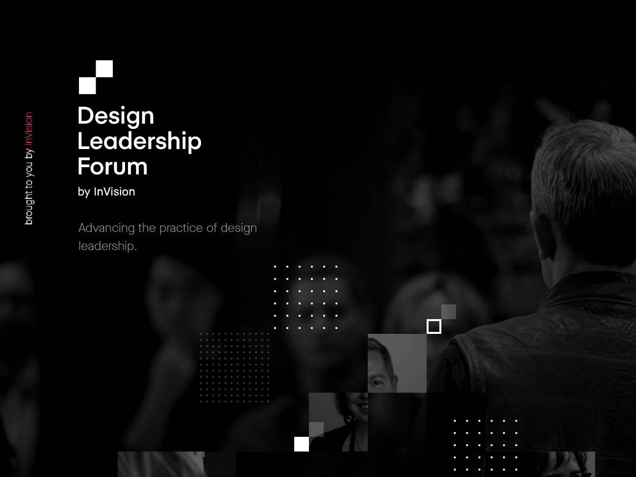 Screenshot of the Design Leadership Forum website