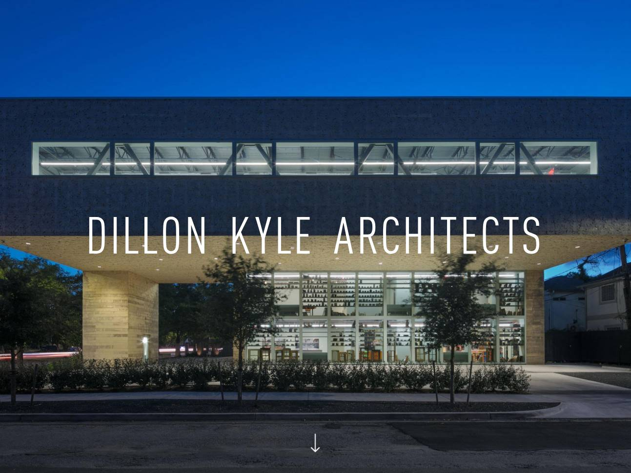 Screenshot of the Dillon Kyle Architects website
