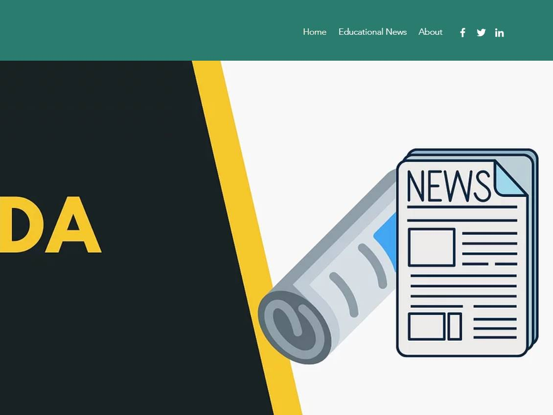 Screenshot of the EDUFANDA website