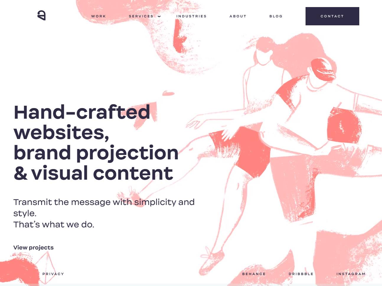 Screenshot of the Ester Digital website