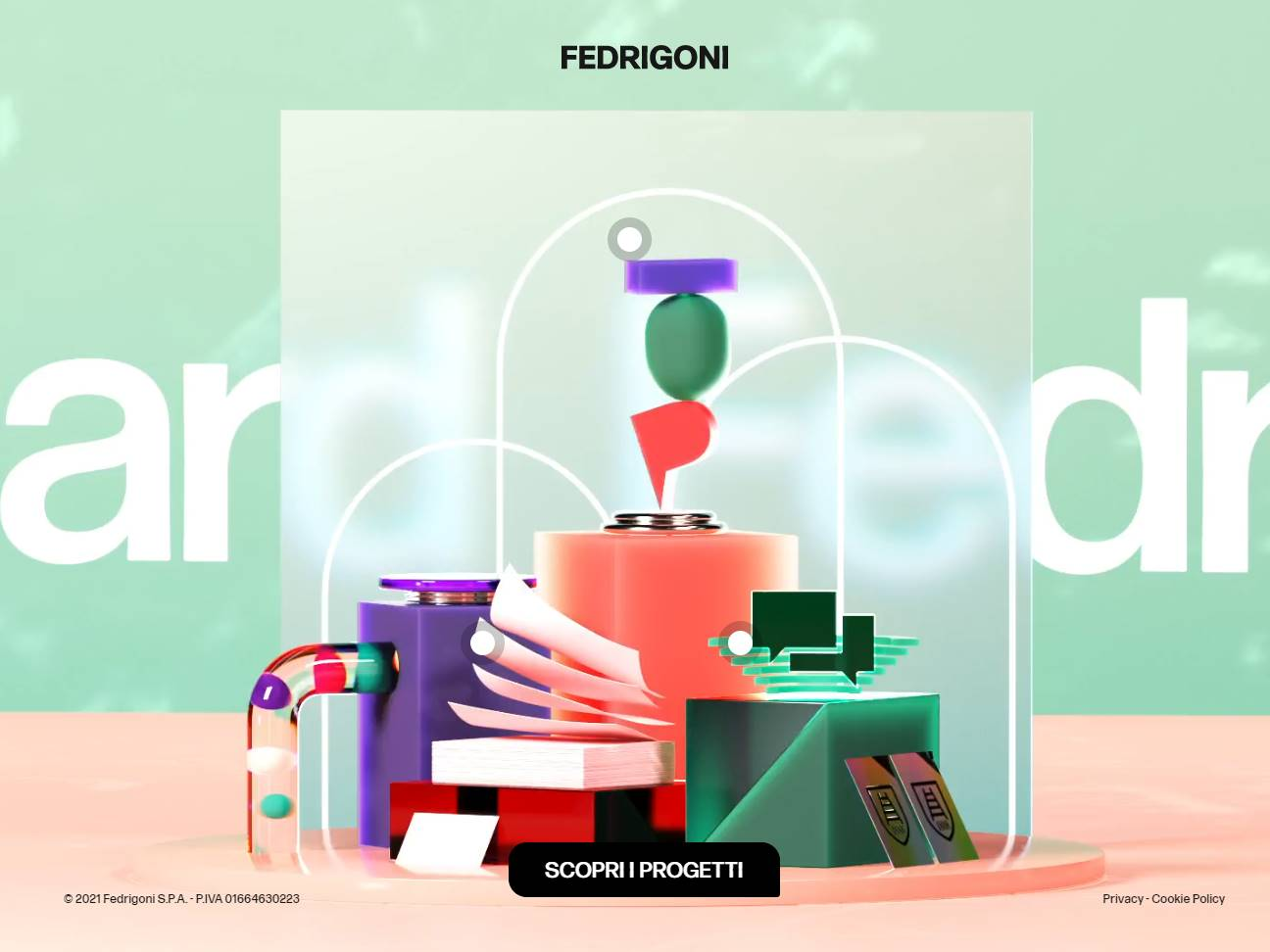 Screenshot of the Fedrigoni Top Awards website