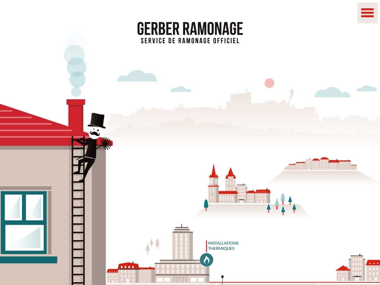 Screenshot of the Gerber Ramonage website