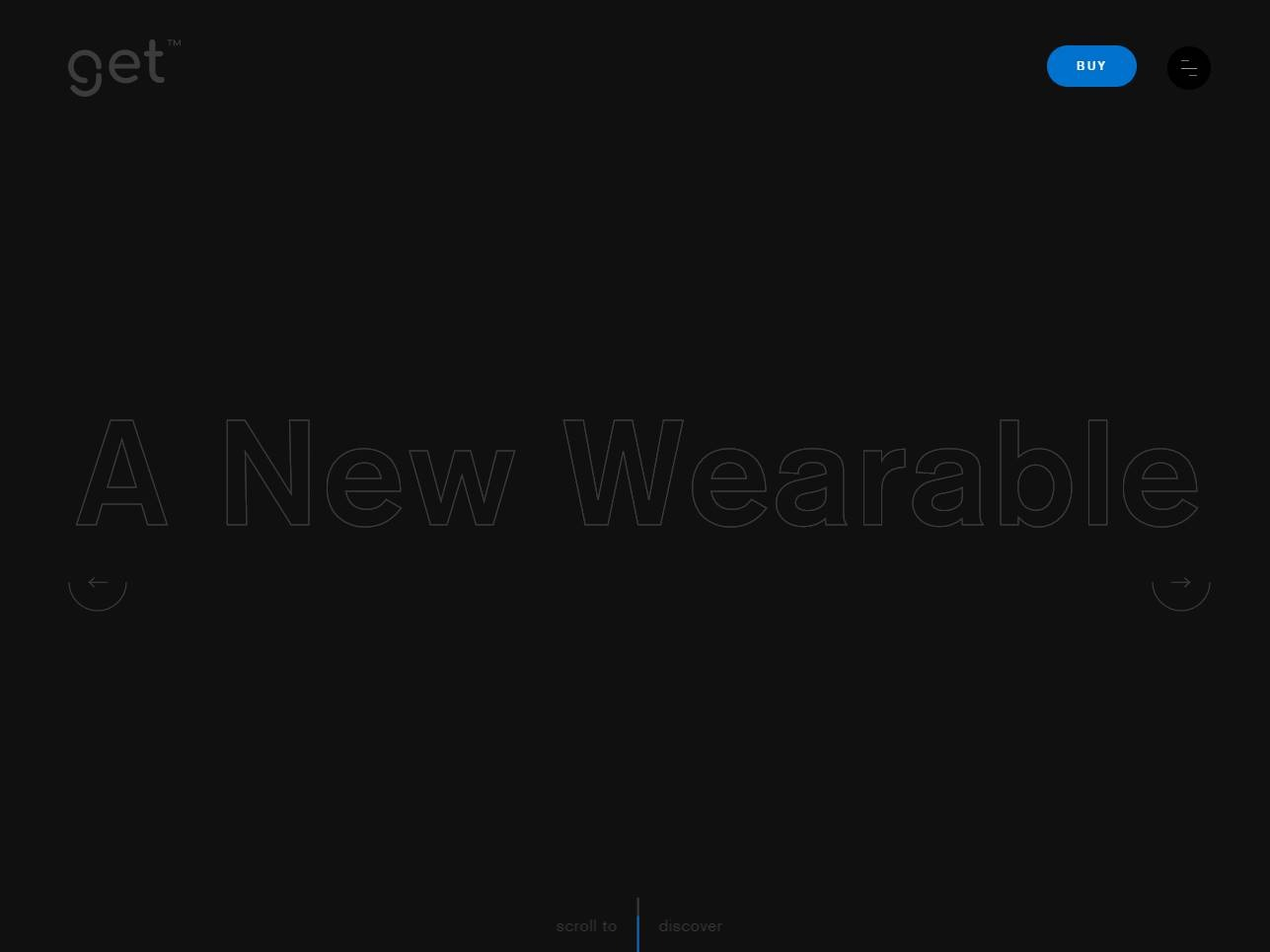 Screenshot of the Get™ website