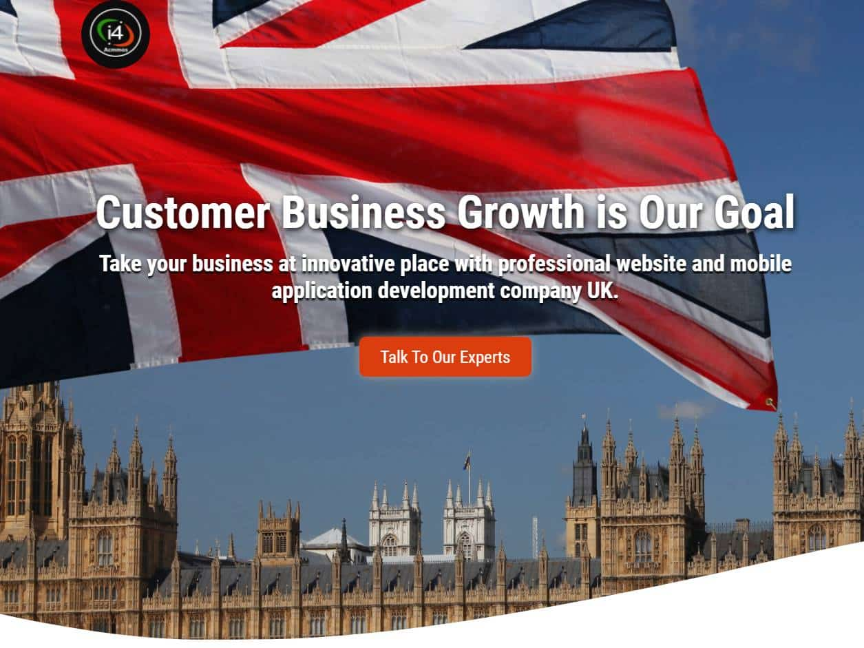 Screenshot of the i4 Acmmos Media website