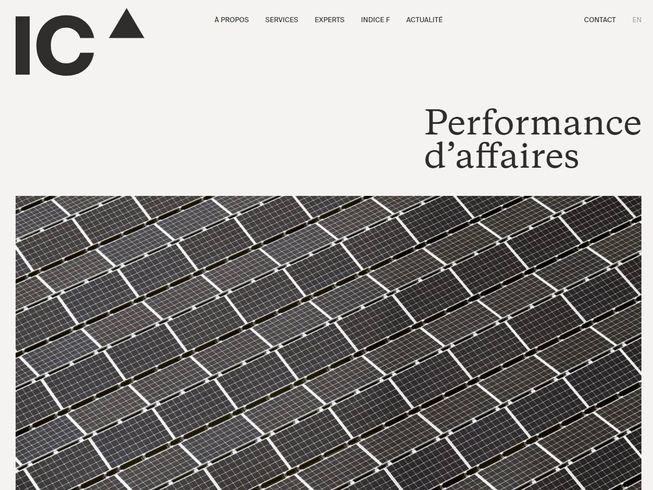 Screenshot of the Inno-centre: Canadian Business Advice, Experts and Client Work website