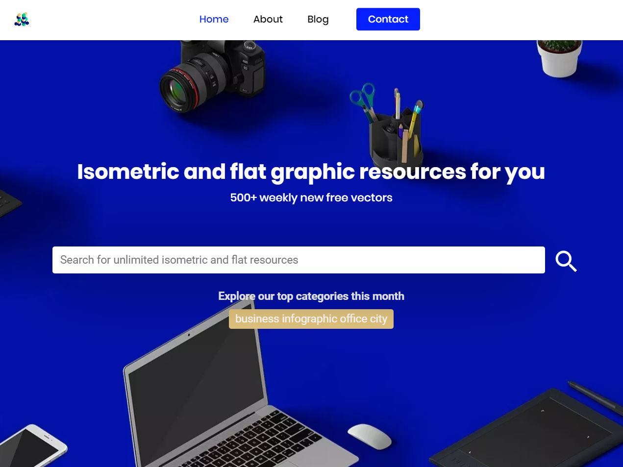 Screenshot of the IsoFlat website