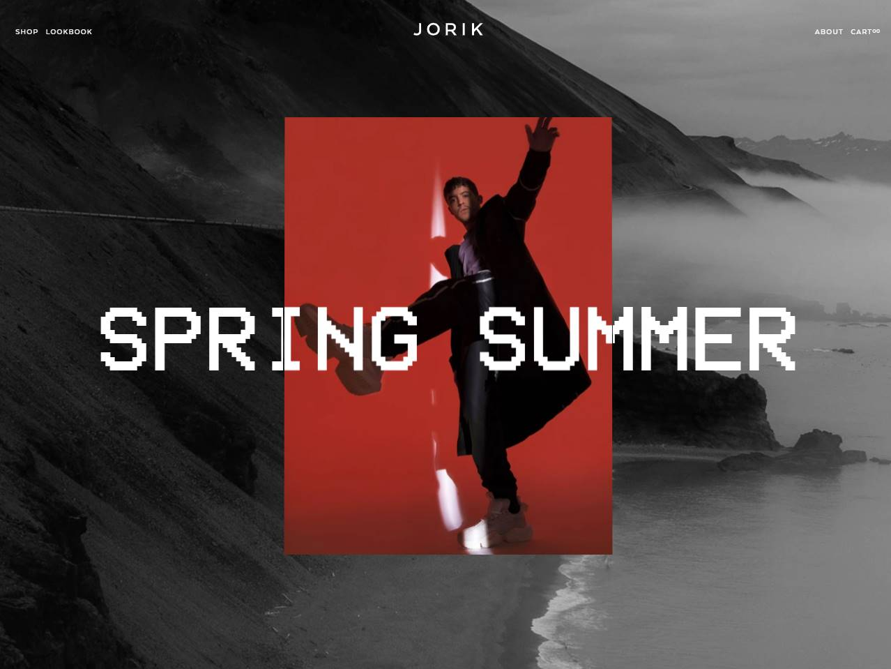 Screenshot of the Jorik website