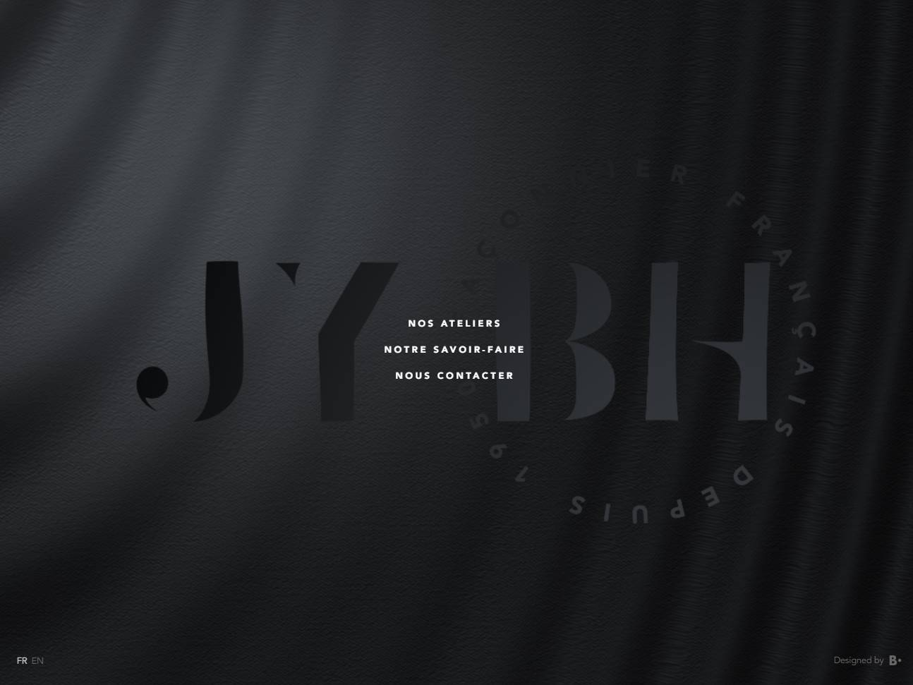 Screenshot of the JY BH website
