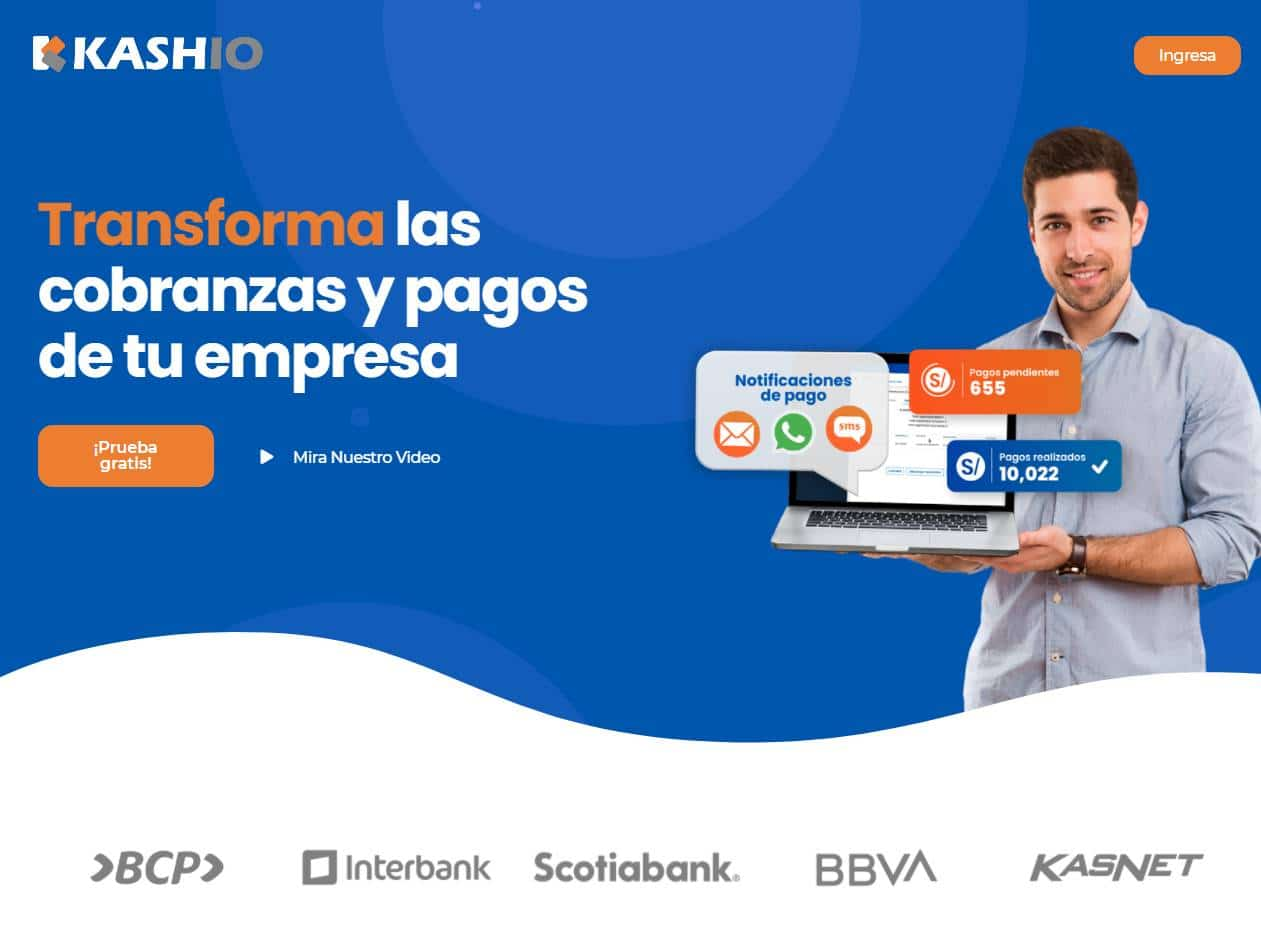 Screenshot of the KASHIO website
