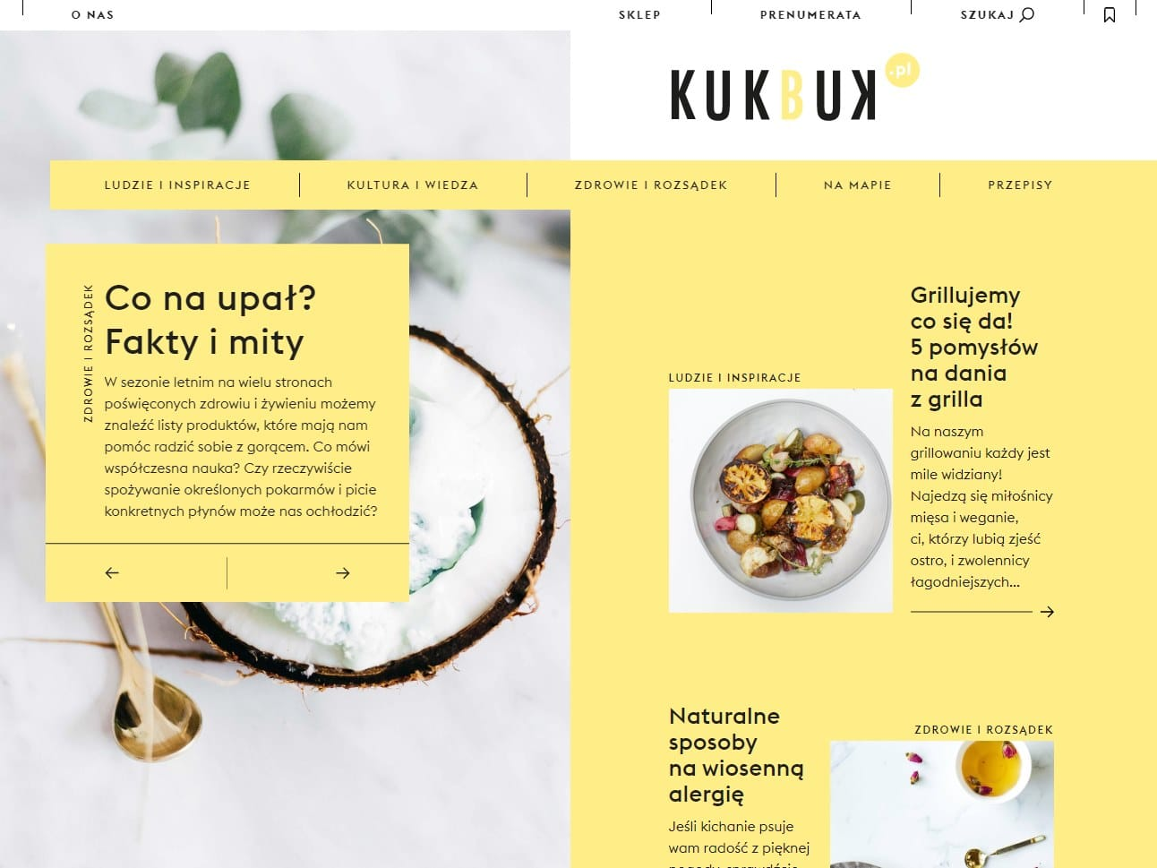 Screenshot of the KUKBUK website
