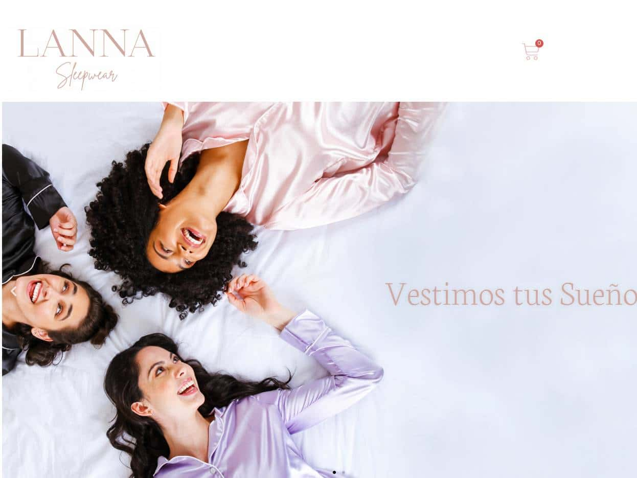 Screenshot of the LANNA website