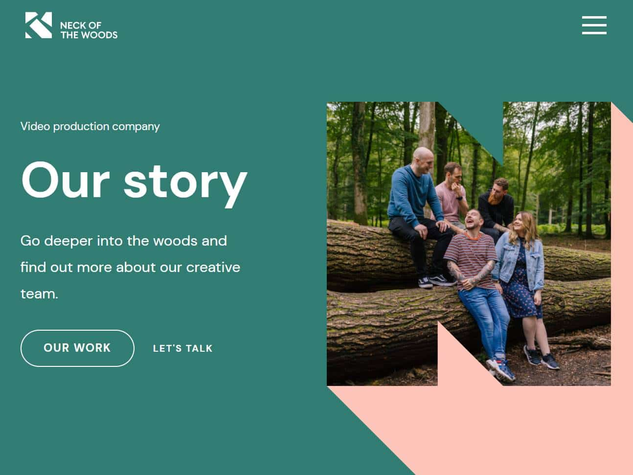 Screenshot of the Notw Films website