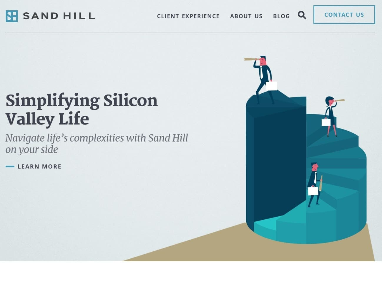 Screenshot of the Sand Hill Global Advisors website