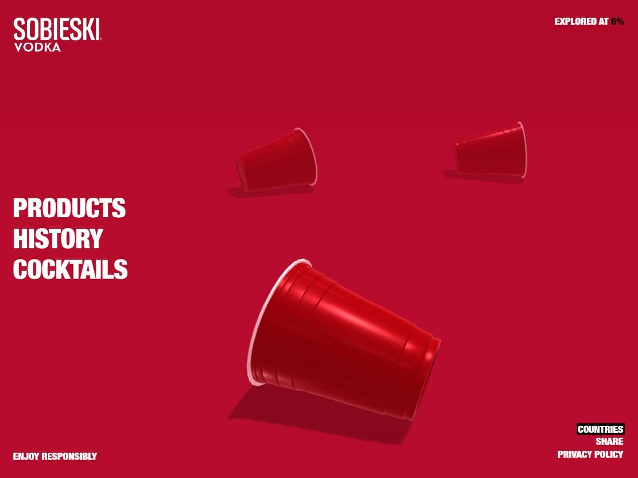 Screenshot of the SOBIESKi website