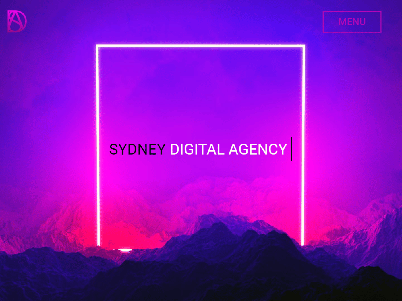 Screenshot of the Sydney Digital Agency website
