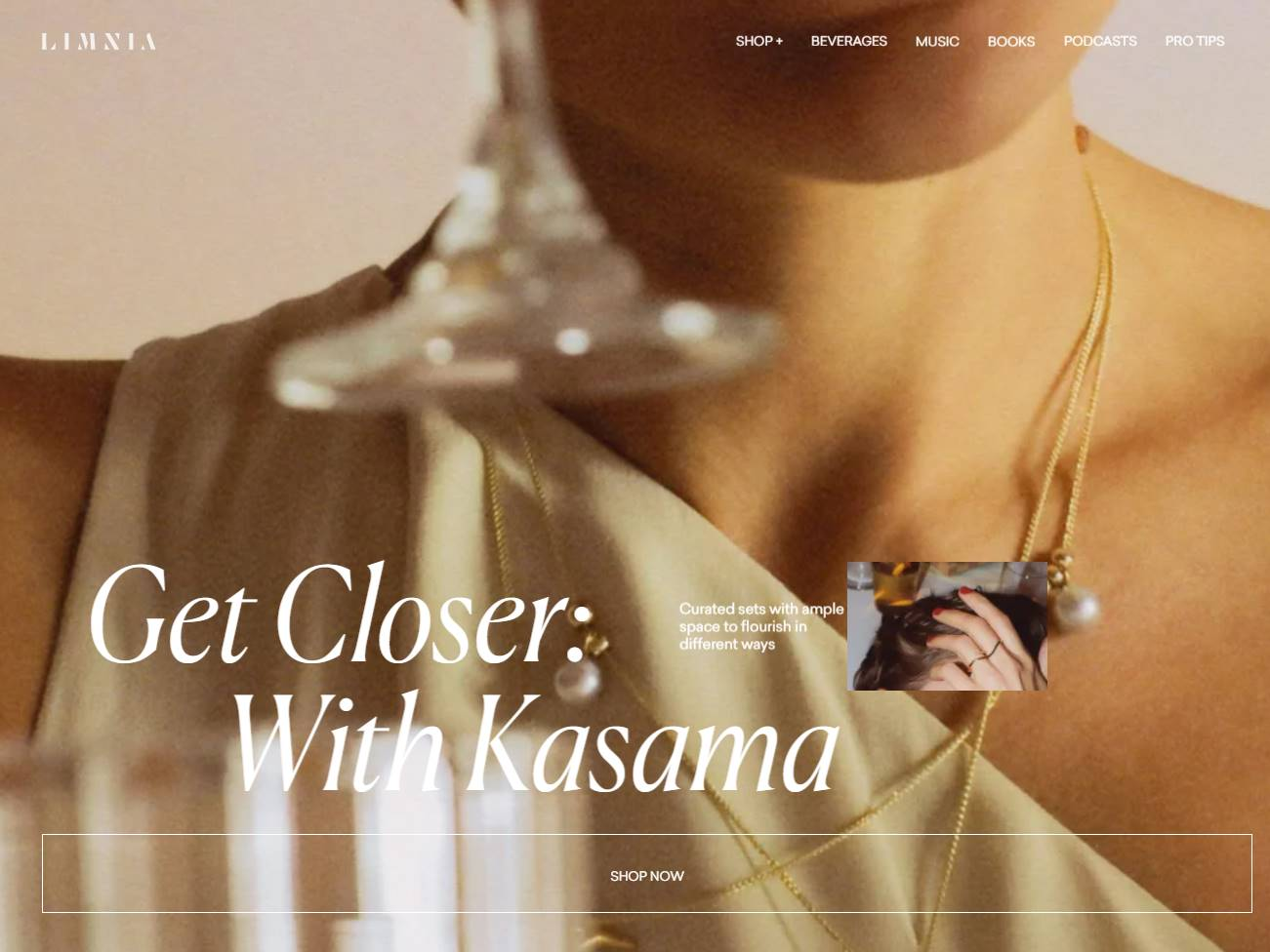 Screenshot of the The Araw Collection website