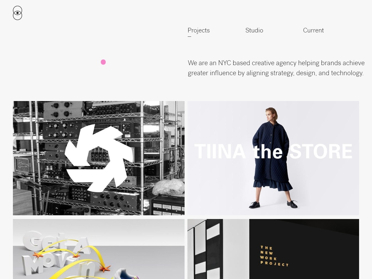 Screenshot of the The Future Forward website
