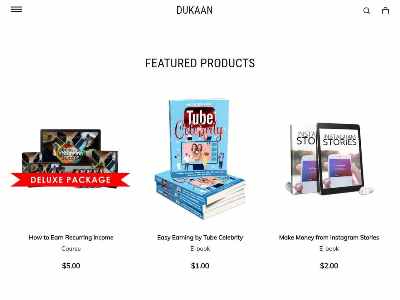 Screenshot of the Umar International website