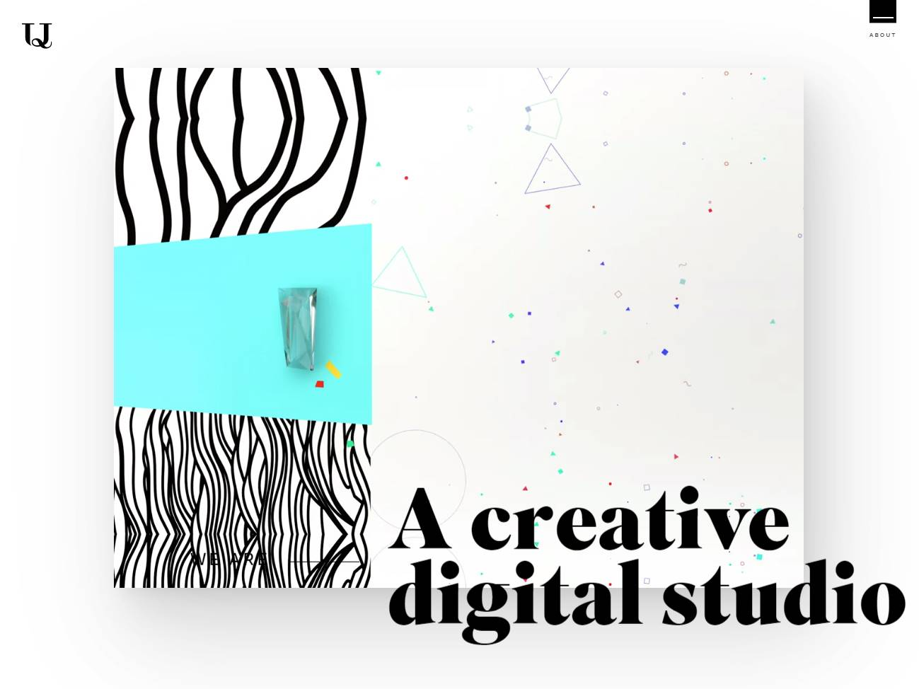Screenshot of the Upperquad website