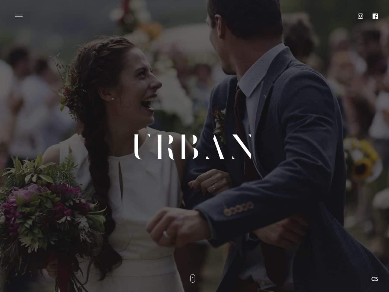 Screenshot of the Urban Photographe Lucie website