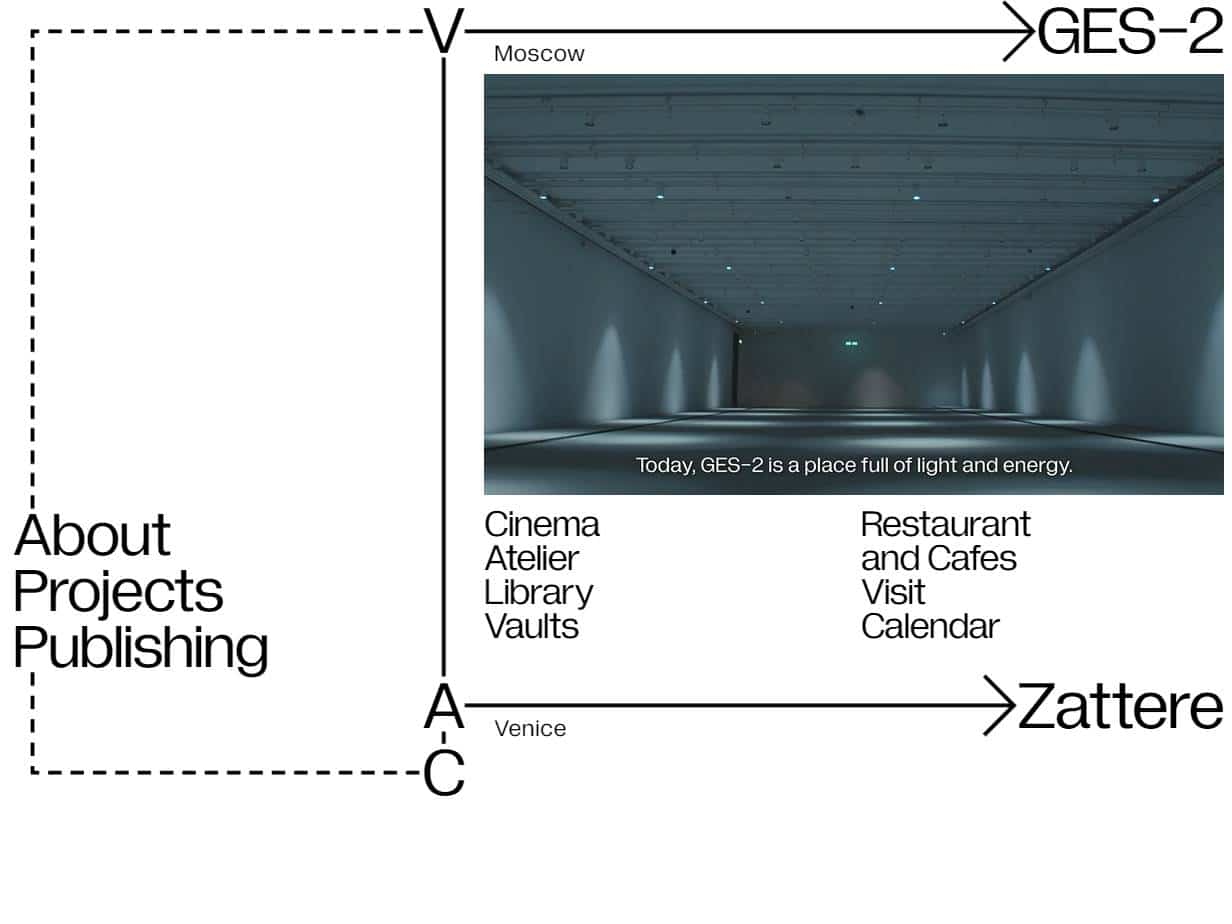 Screenshot of the V–A–C Foundation website