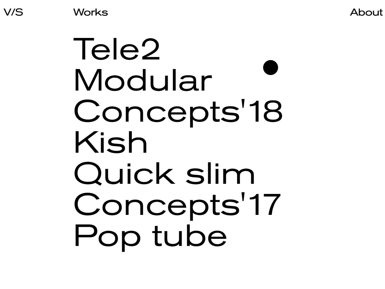 Screenshot of the Vitali Senevych Portfolio website
