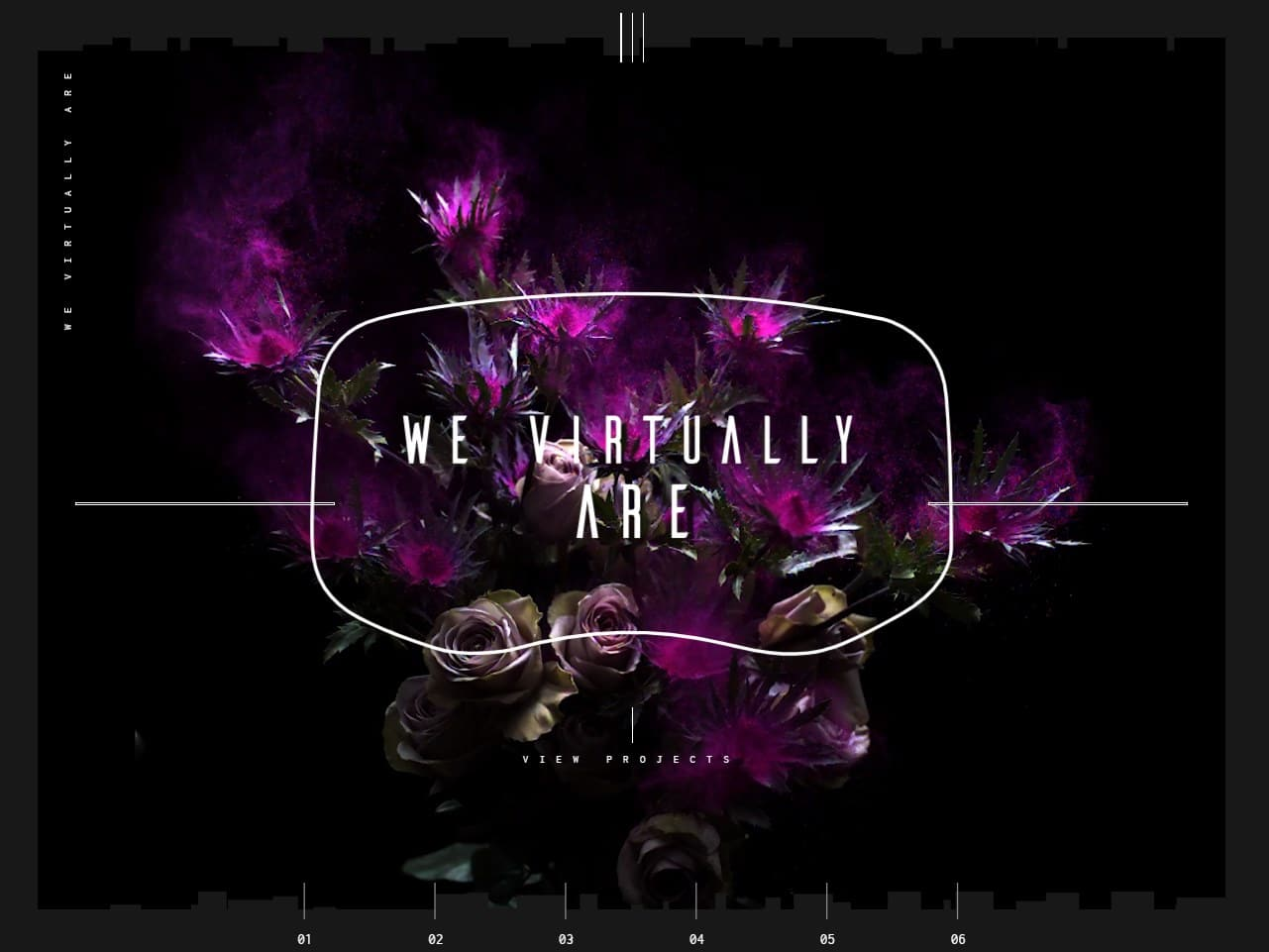 Screenshot of the We Virtually Are website