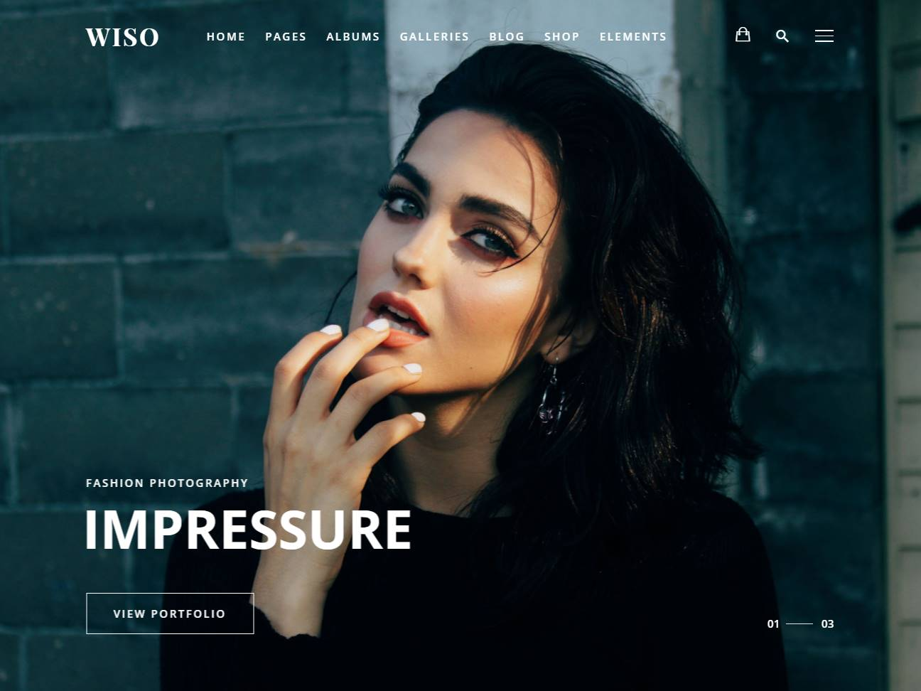 Screenshot of the Wiso website