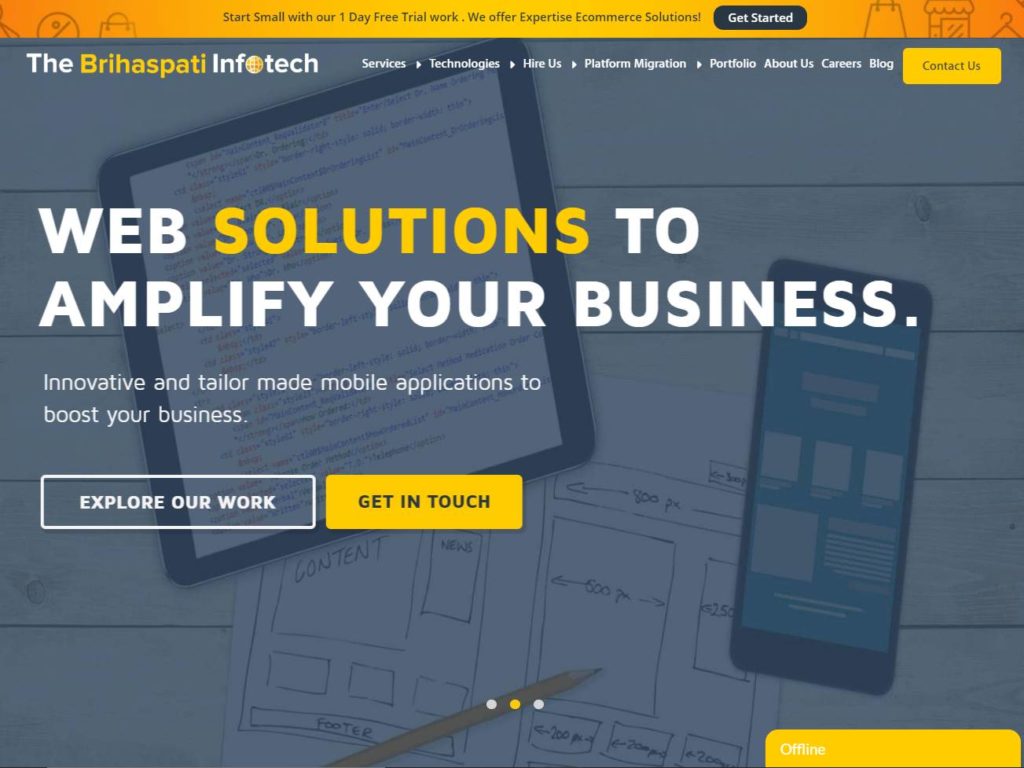 Brihaspatitech CSS Design Awards Winner sites gallery