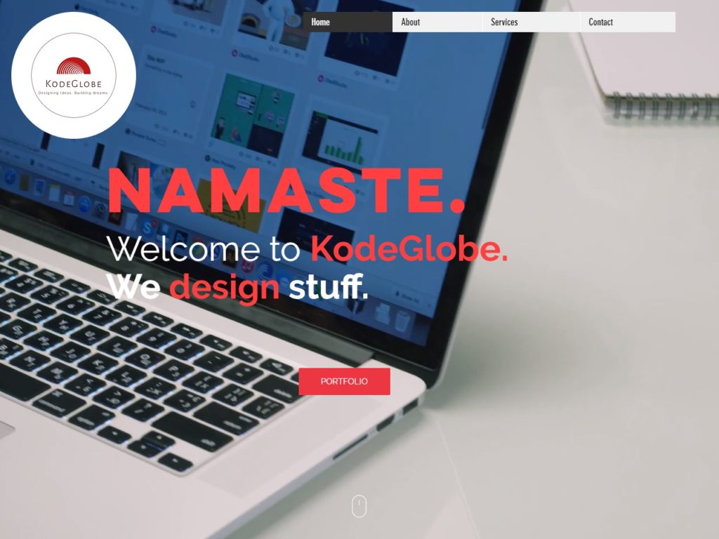KodeGlobe website design awards winner