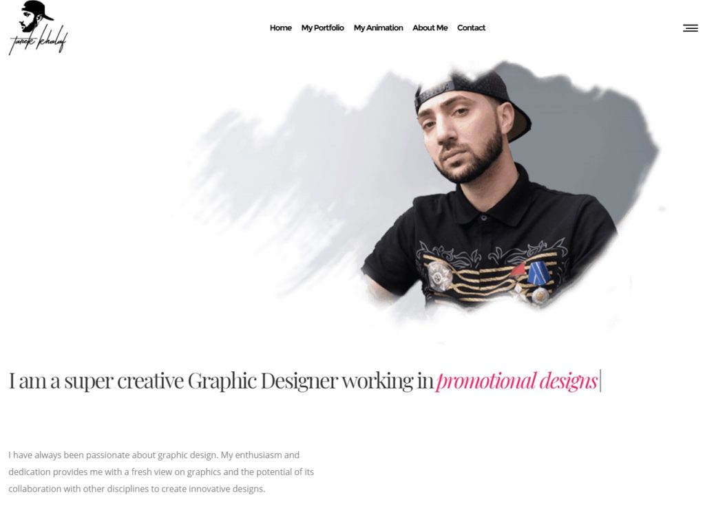 Tarek Khalaf CSS site gallery design awards winner