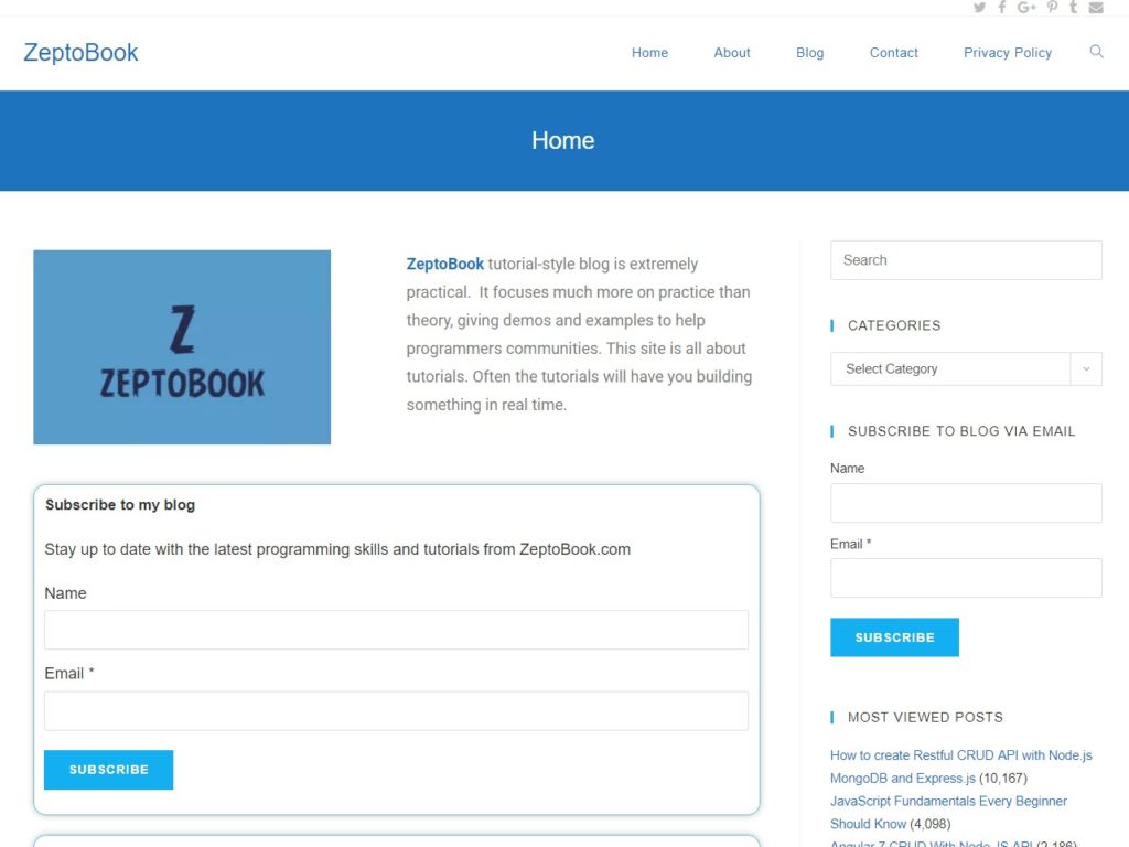 ZeptoBook