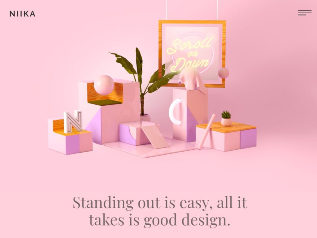 Niika Studio CSS Design Awards Winner Sites Gallery