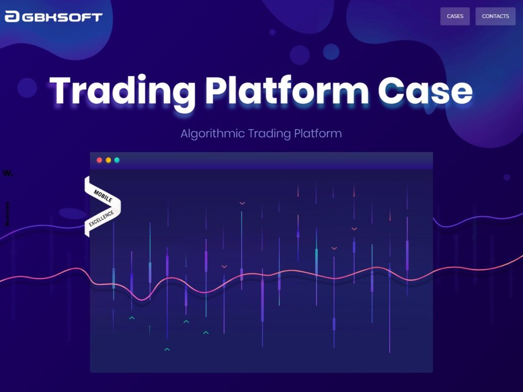 Algorithmic Trading App Case CSS Design Awards Winner sites gallery
