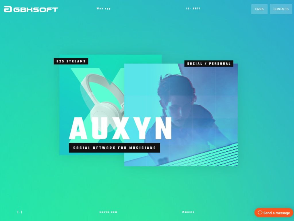 Auxyn Case Story CSS Design Awards Winner sites gallery