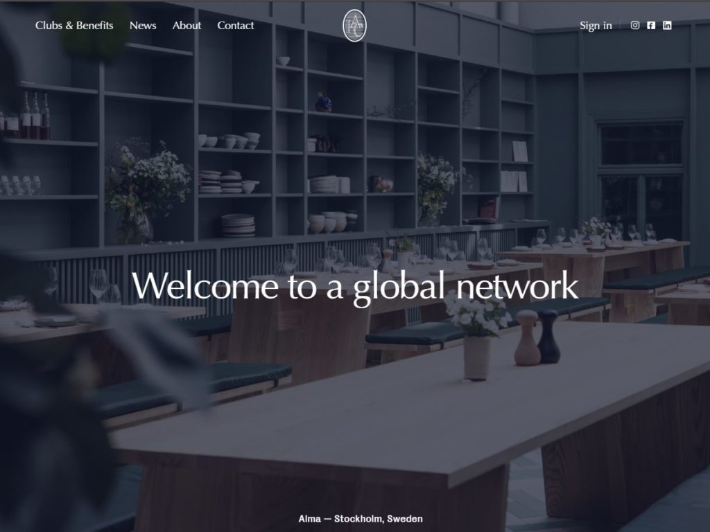 IAC CSS Design Awards Winner sitess gallery International Associate Clubs