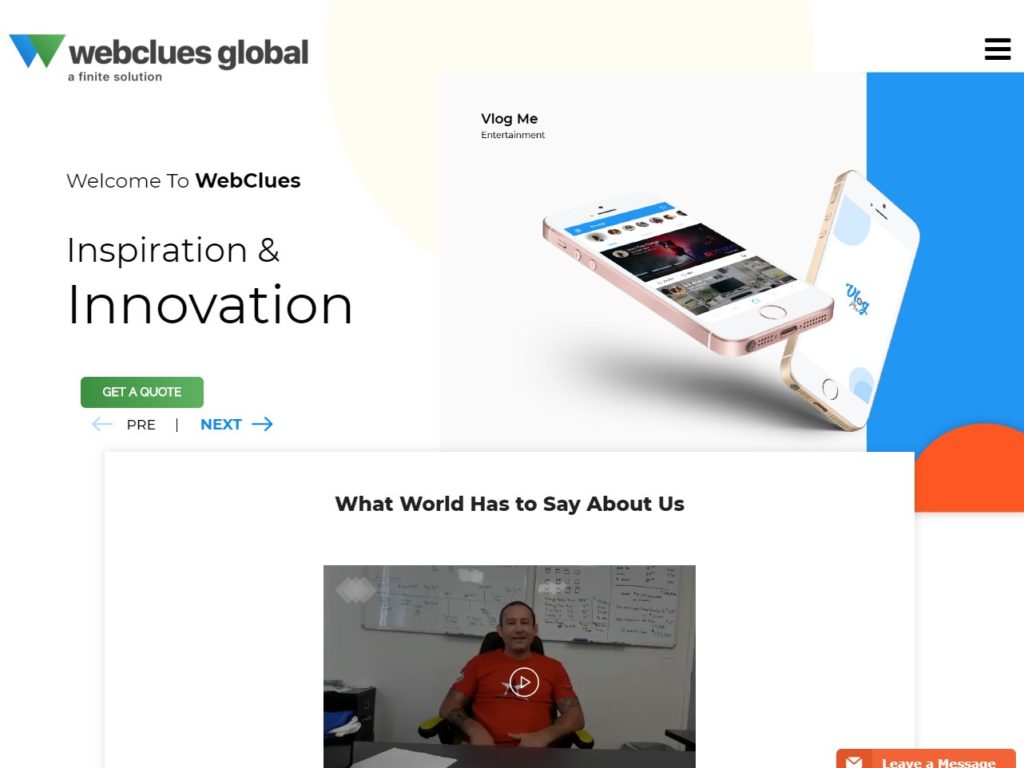 WebClues Global CSS Design Awards Winner sites gallery