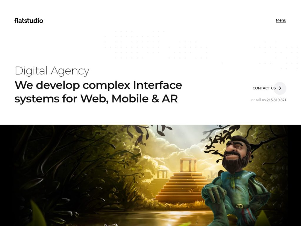 Flatstudio CSS Design Awards Winner sites gallery